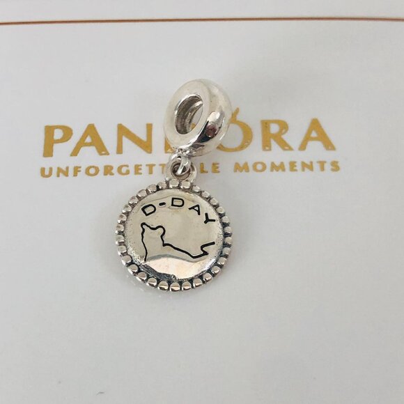 Pandora Jewelry - ✨🔥Pandora Dangle D-Day Normandy Landings Personalised Charm Map Charm
